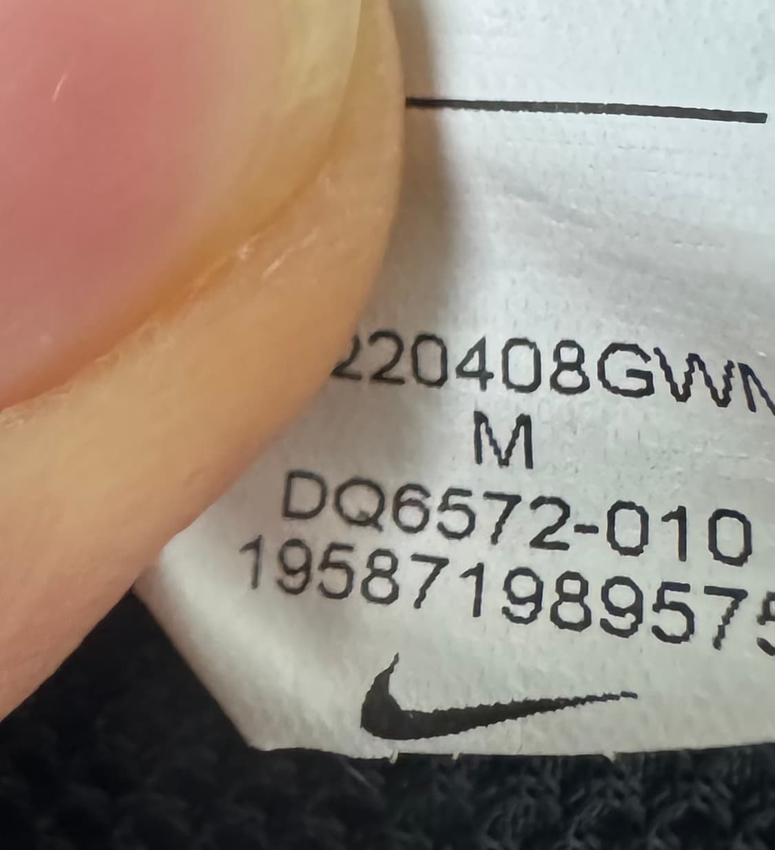 나이키NRG 솔로스우시 트랙팬츠 M 블랙 상품이미지5