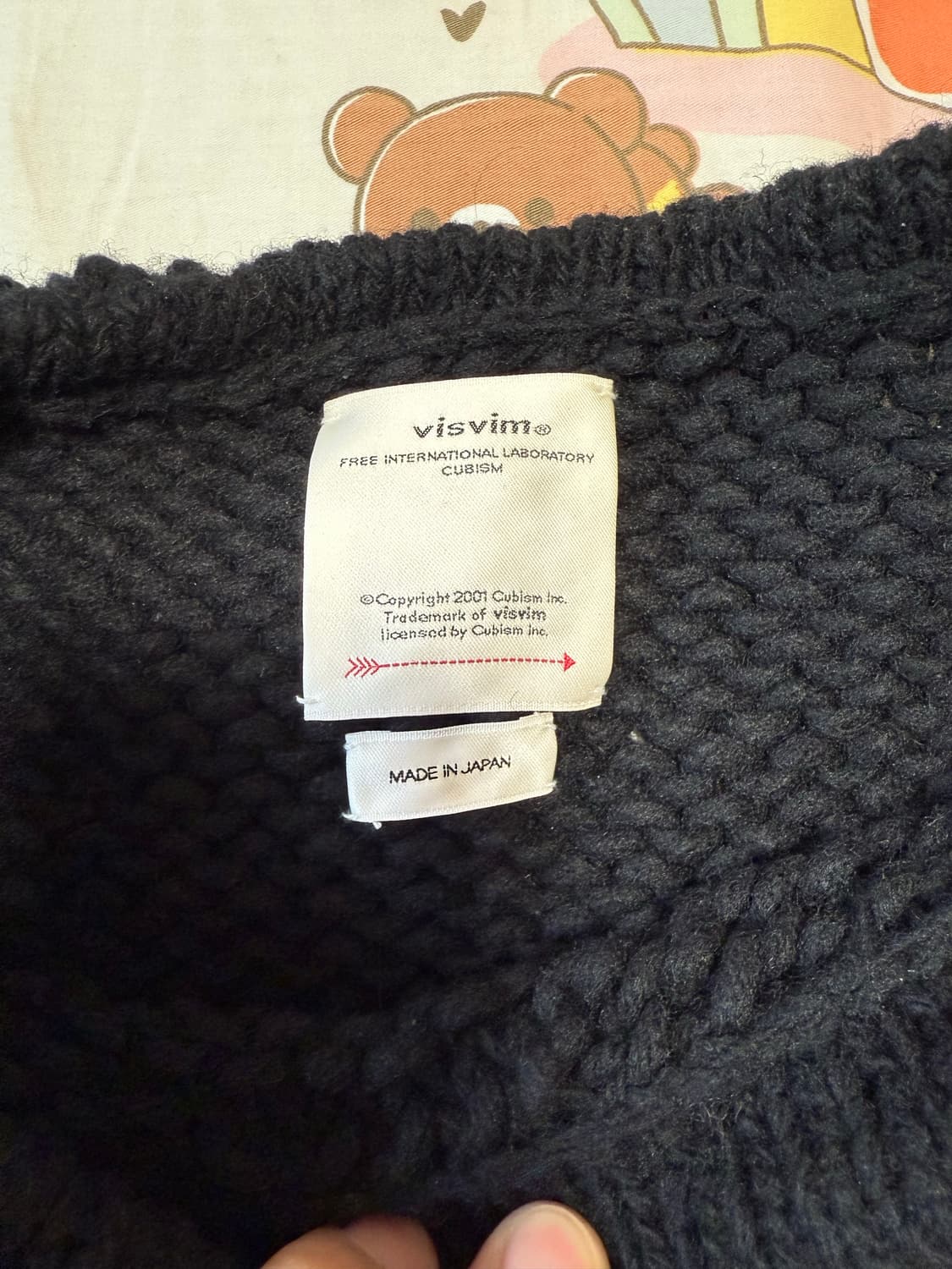 [3]비즈빔22AW Boatneck 보트넥 핸드 니트 상품이미지2