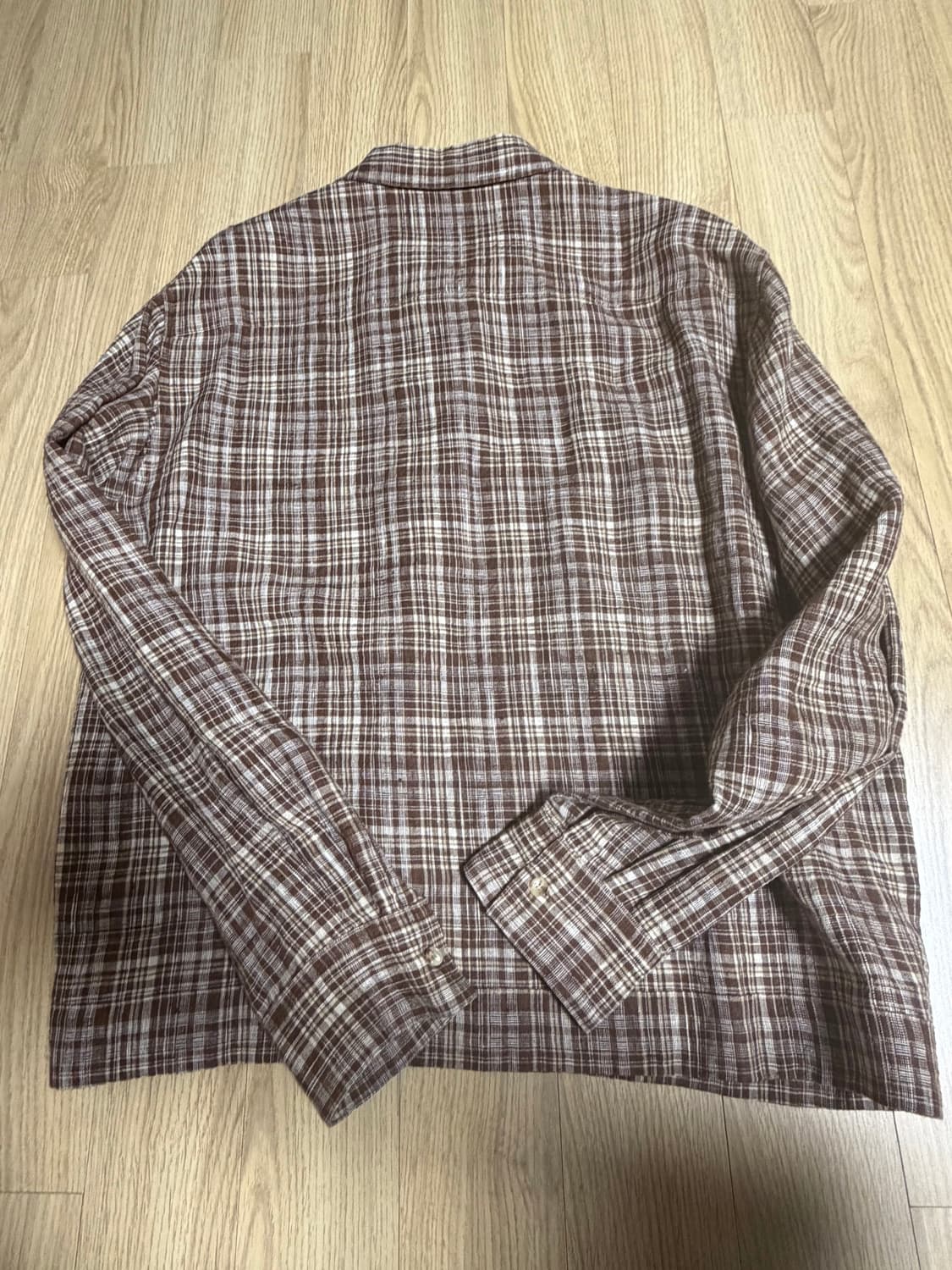 (5) 오라리 23aw 체크 셔츠자켓 상품이미지2