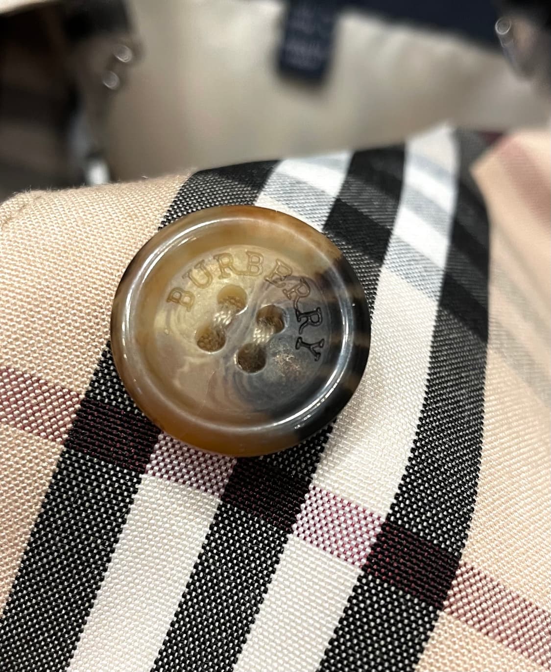 버버리 런던 노바체크 바람막이 트렌치코트 55~66 상품이미지3