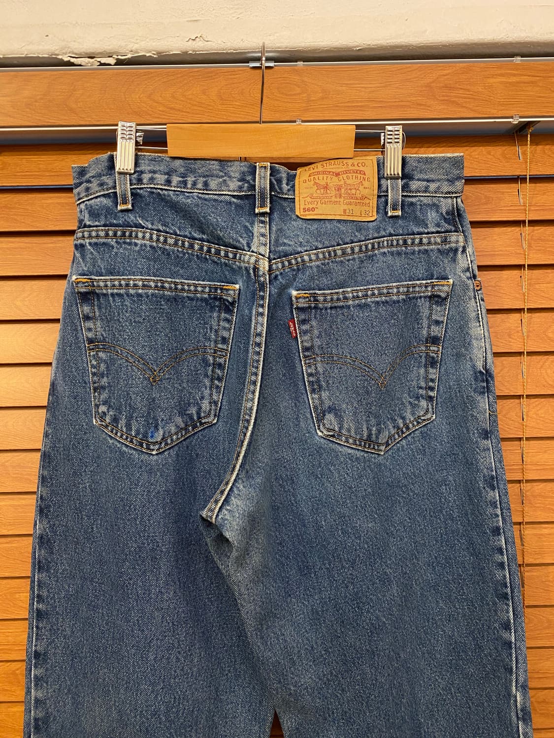 (31inch) 90s 빈티지 리바이스 560 진청 상품이미지5