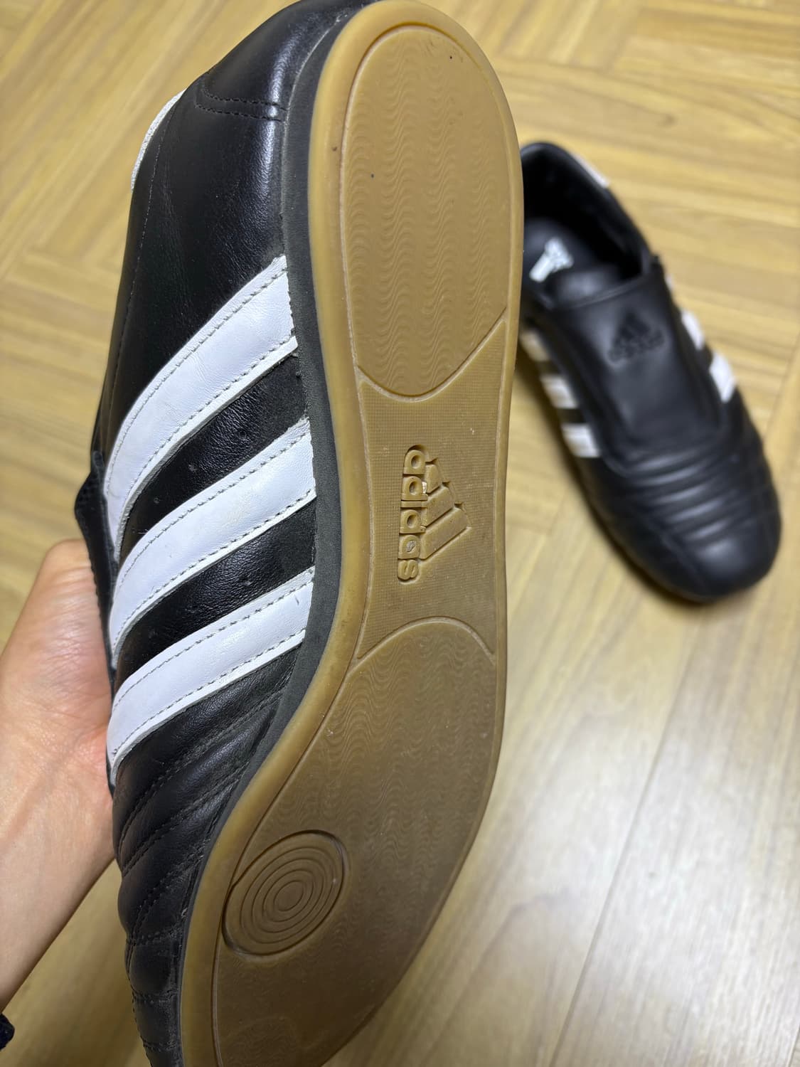 아디다스 태권도 코어 블랙 클라우드 화이트 상품이미지2