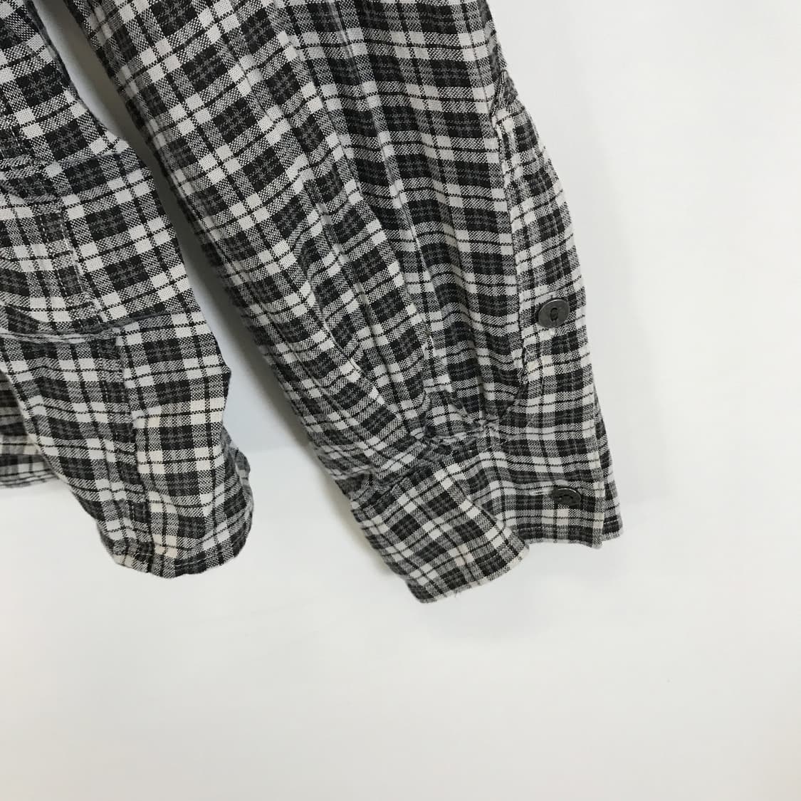  자라 25fw 피어싱 체크셔츠 [M] 상품이미지3