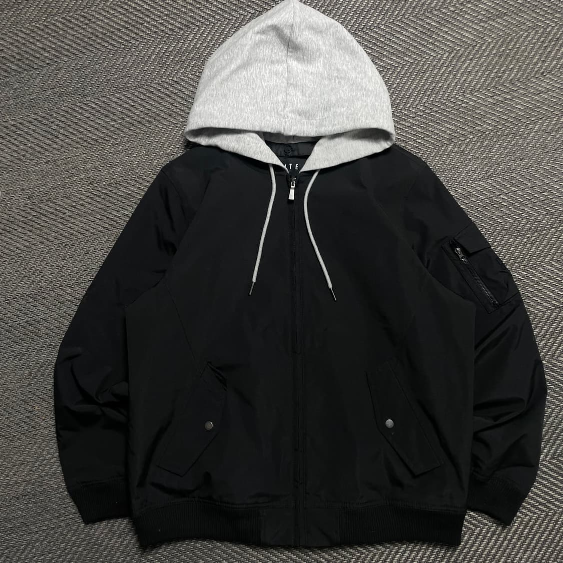 TATE 박시핏 후드 봄버 항공 자켓y 5306 상품이미지2