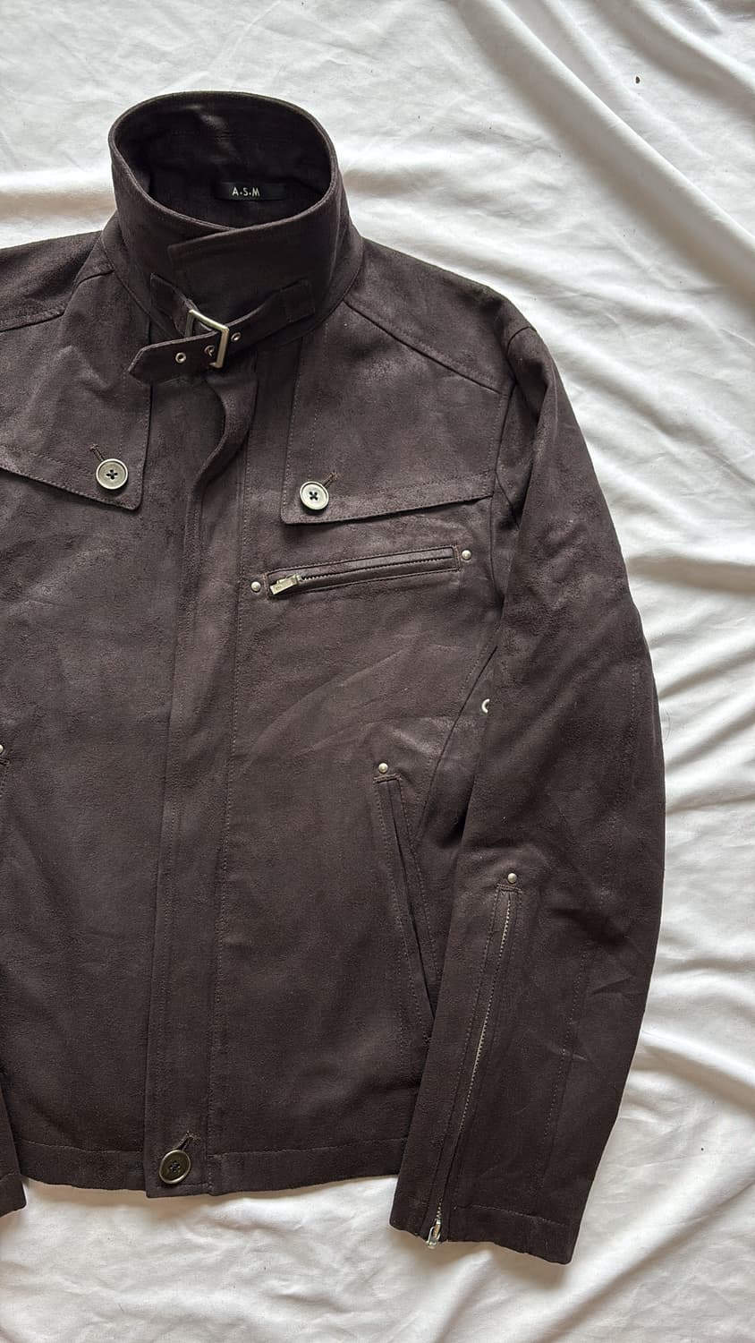 A.S.M Japan Suede Biker Jacket 상품이미지6