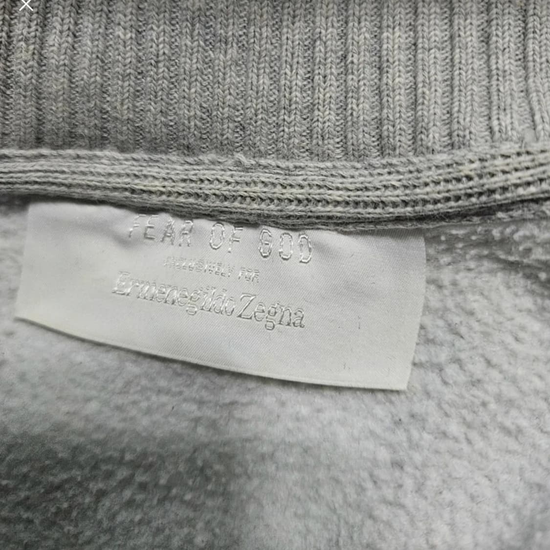 Ermenegildo Zegna와 Fear of God 콜라보 맨투맨 상품이미지4