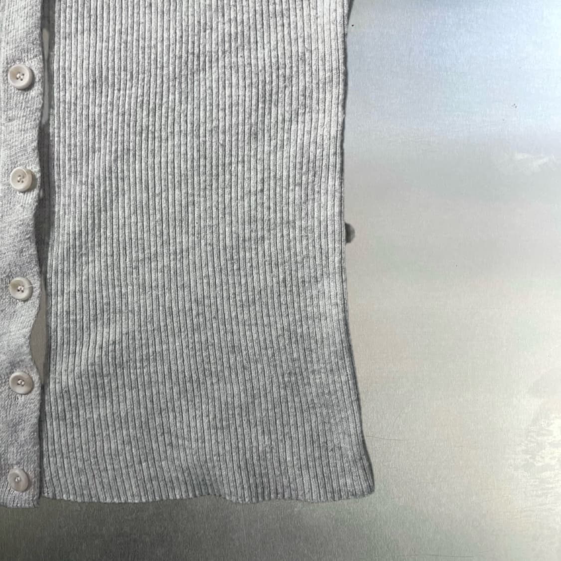 oatmeal unbalance cardigan 상품이미지5