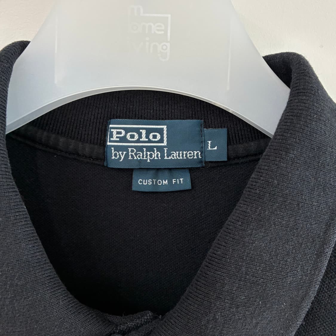 폴로 랄프로렌 골드 빅포니 블랙 카라 반팔 티셔츠 상품이미지5