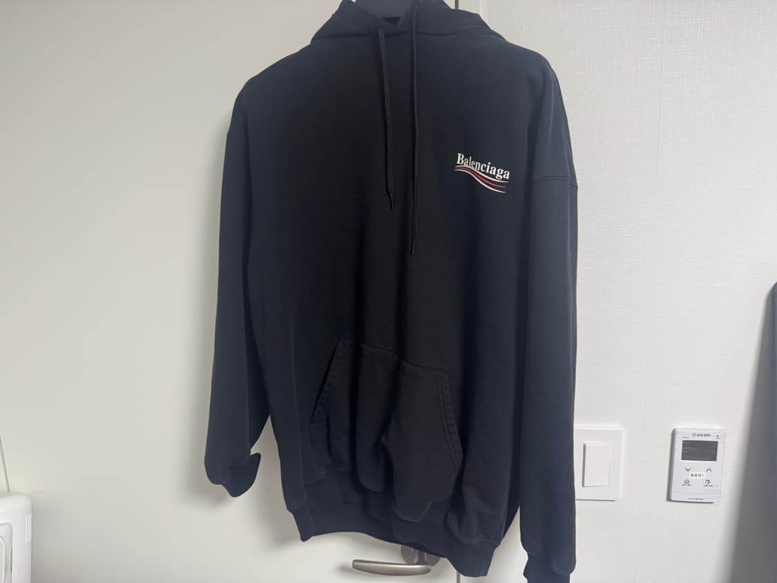 발렌시아가 웨이브로고 후드s 상품이미지1