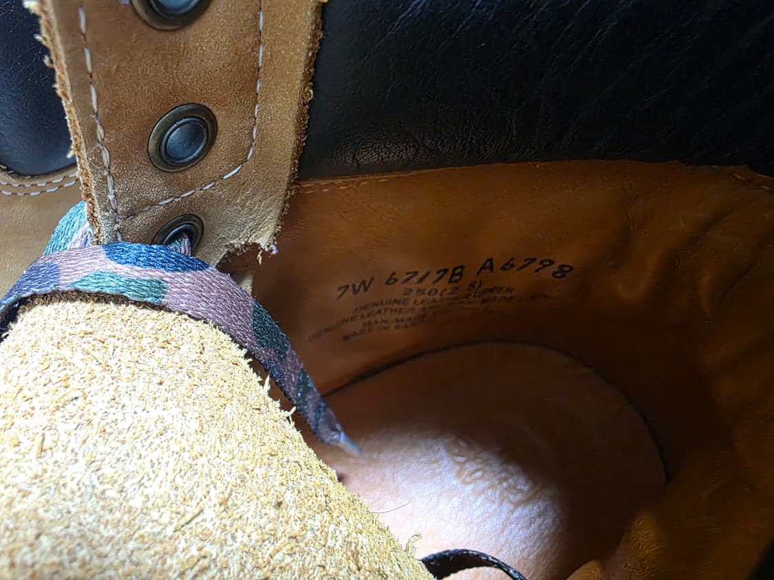 팀버랜드 6인치 워터프루프 밀리터리 부츠 255 상품이미지8