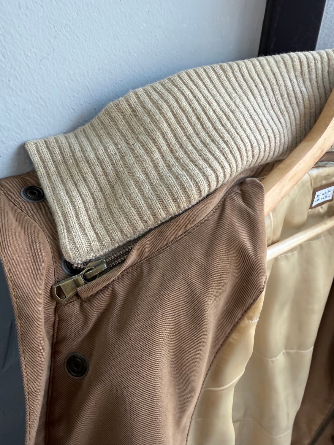 50/ 브루넬로쿠치넬리 캐시미어 블랜딩 패디드 코트 상품이미지7