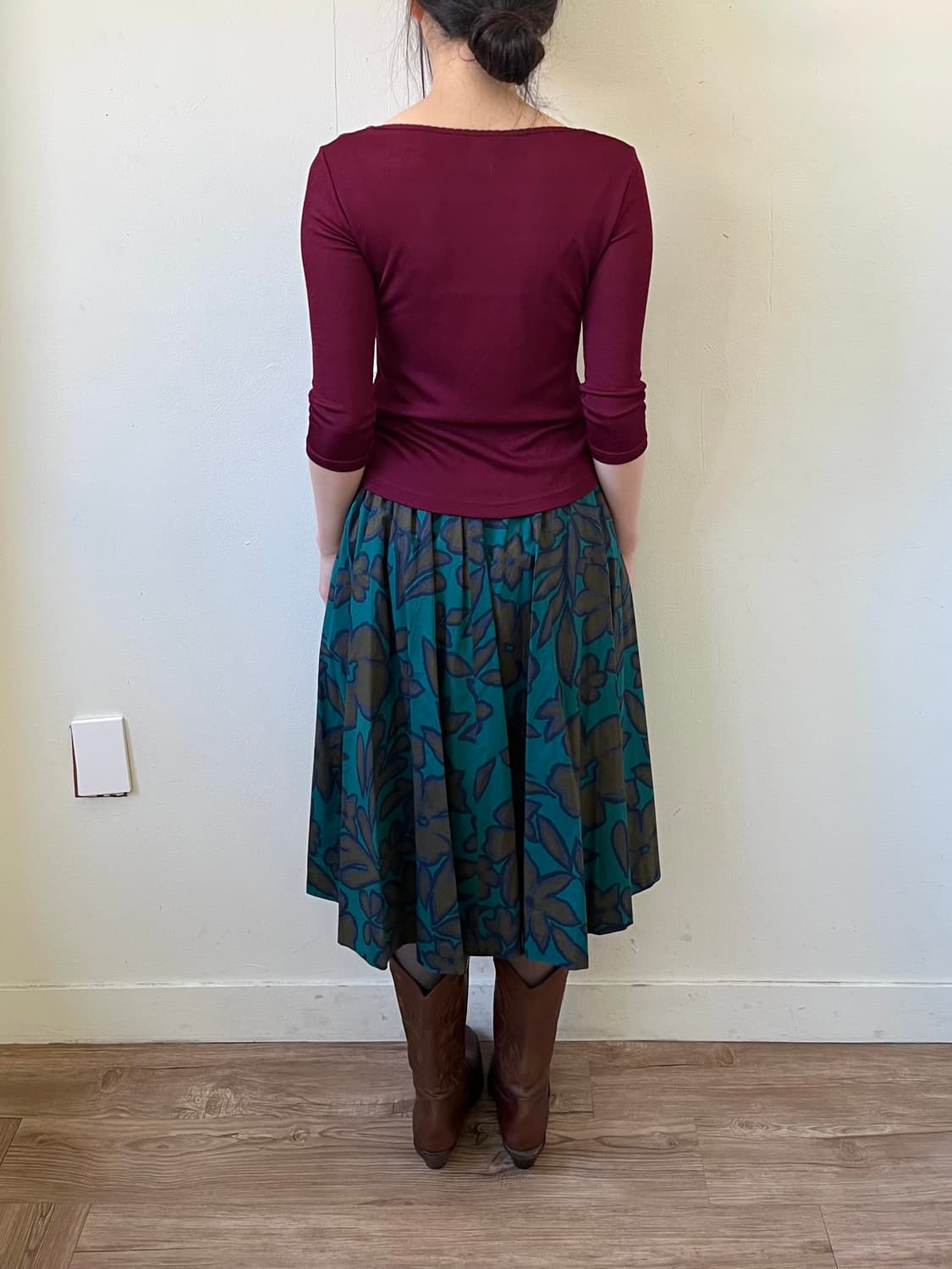 WO HOP 버건디 가디건 상품이미지10