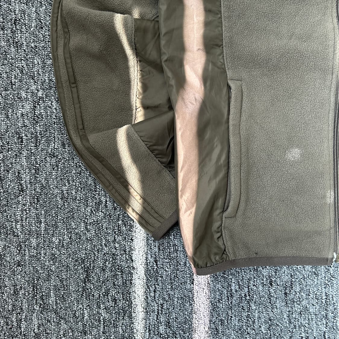 아디다스 브라운 플리스 집업 상품이미지4