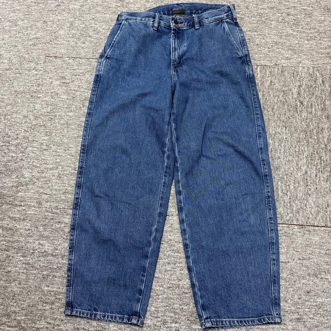 유니클로 와이드 테이퍼드 청바지 | 상태 좋음 상품이미지1