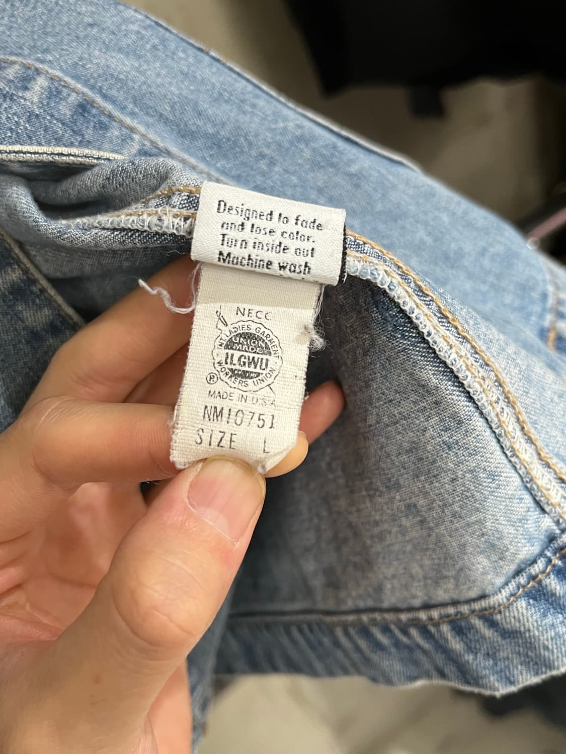 90s USA CALVIN KLEIN DENIM CHORE COAT 상품이미지9