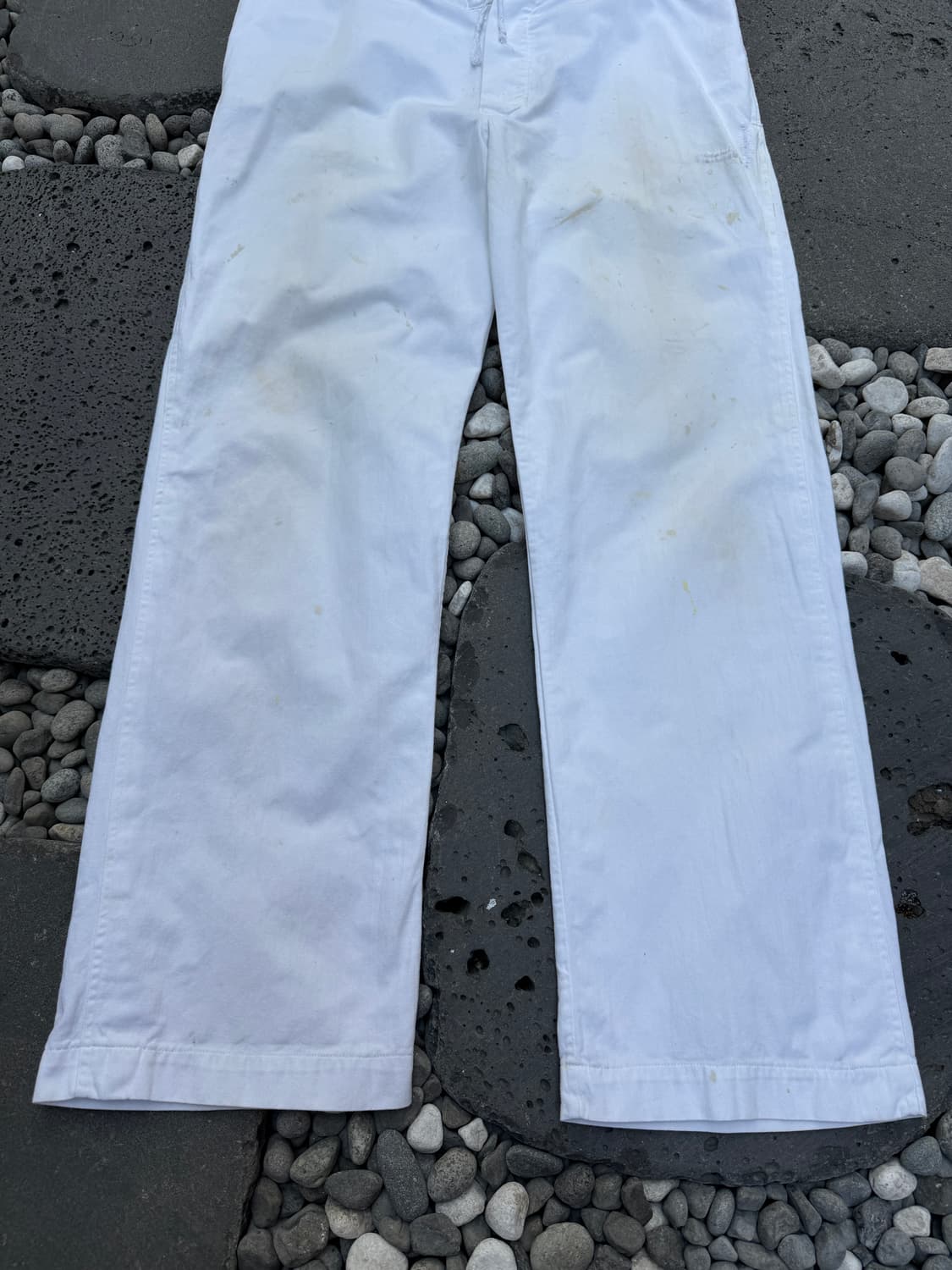 DISTRESSED 1970s AUSTRIAN WHITE 70s 워크팬츠 상품이미지4