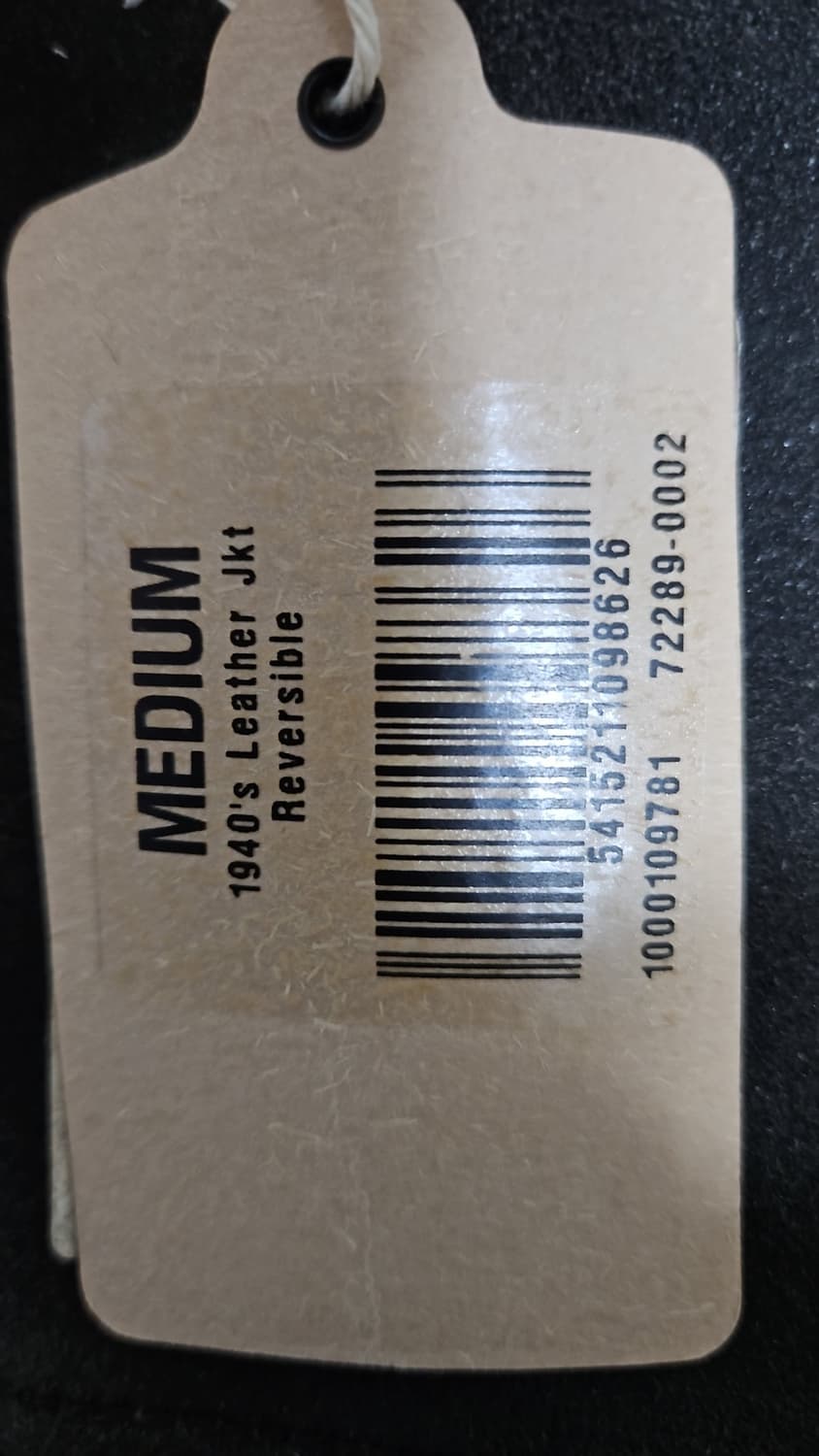 리바이스 LVC 1940's 리버시블 레더 자켓 블랙 & 코냑 M 상품이미지5