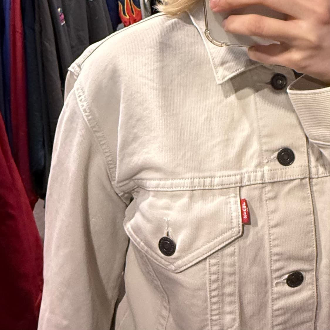 [NO.9] Levi’s 아이보리 데님 자켓 상품이미지4