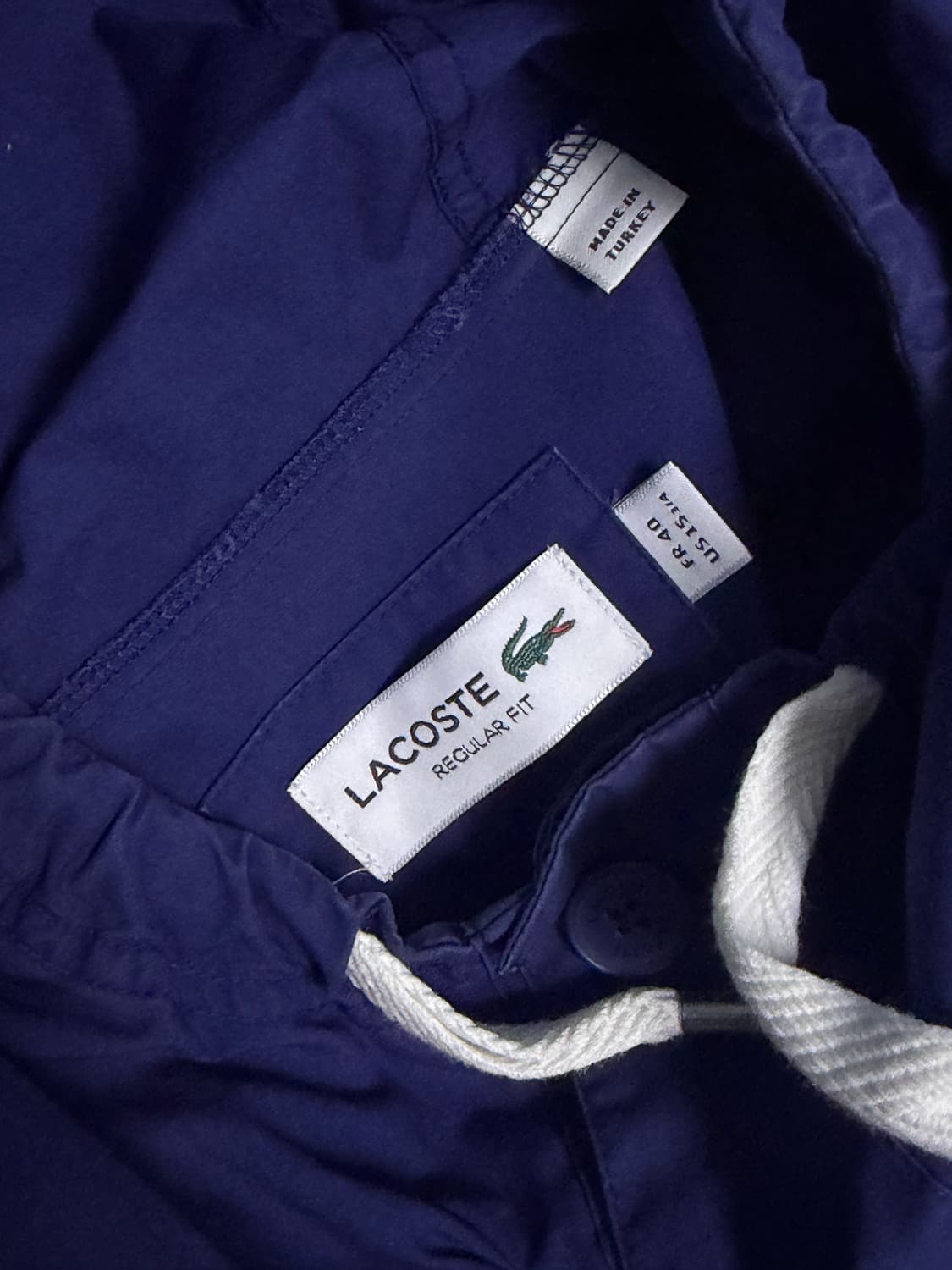 라코스테 아노락 후드 네이비 상품이미지4