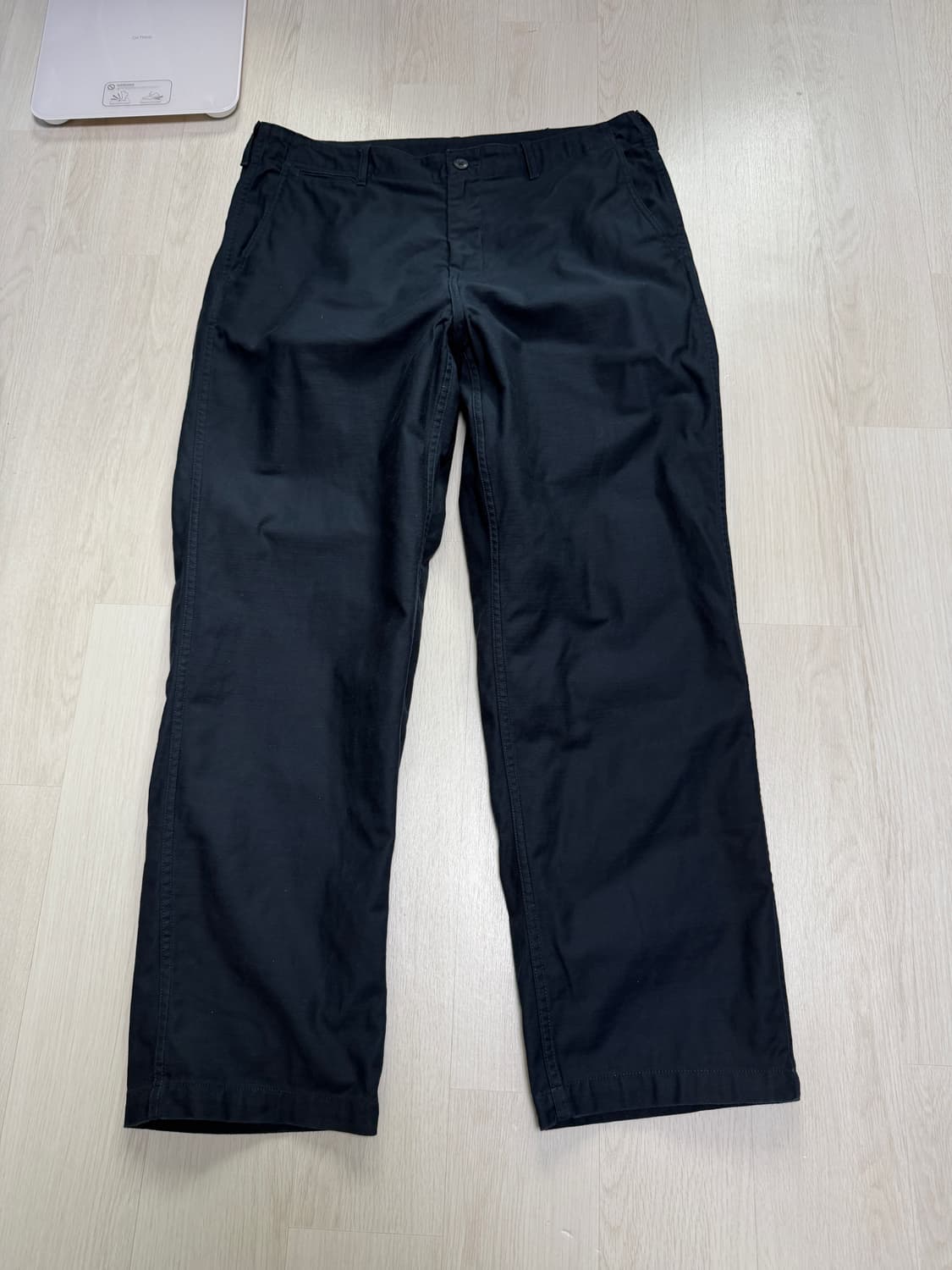 무신사스탠다드 백사틴 셋업 네이비 상품이미지3