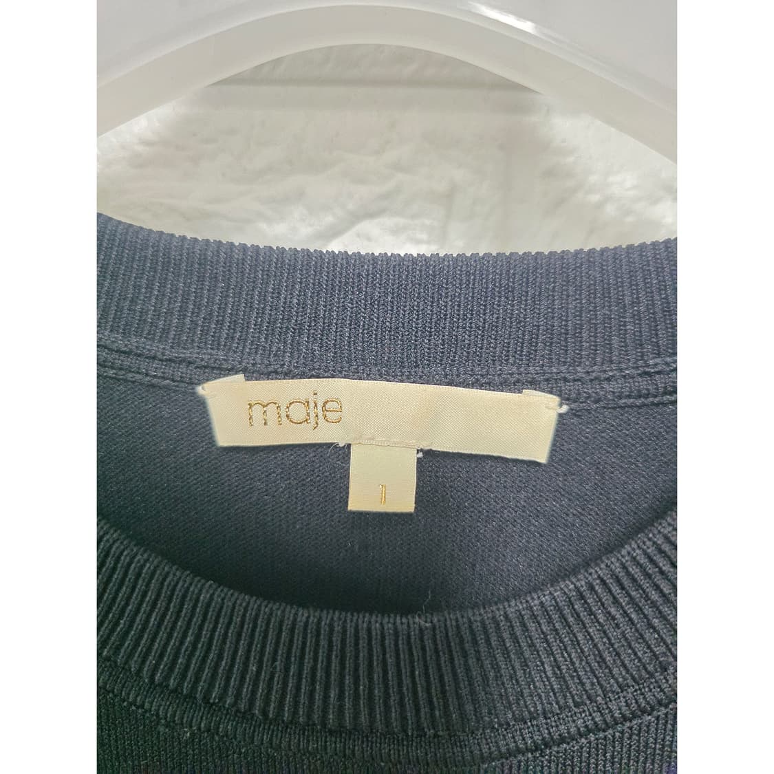 마쥬 블랙 패턴 블라우스 1사이즈 상품이미지2