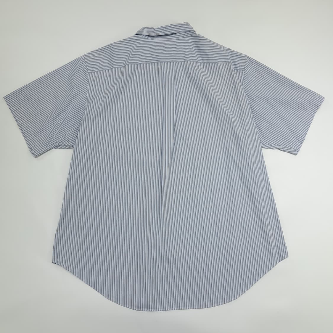 Co515 2XL 폴로 랄프로렌 블루블랙 스트라이프 반팔 셔츠 남방 상품이미지6