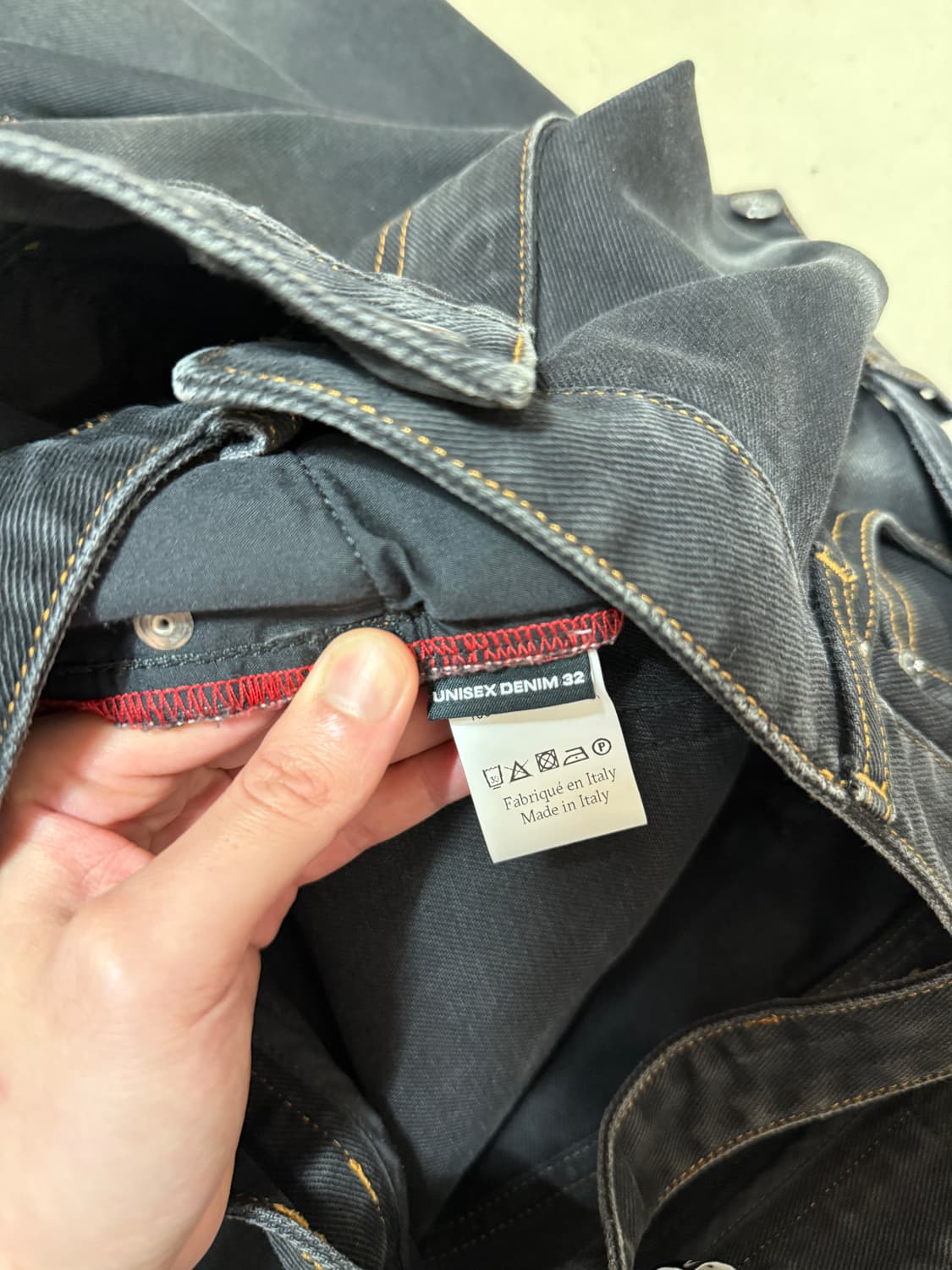 와이프로젝트 더블 웨이스트 데님 32 상품이미지7