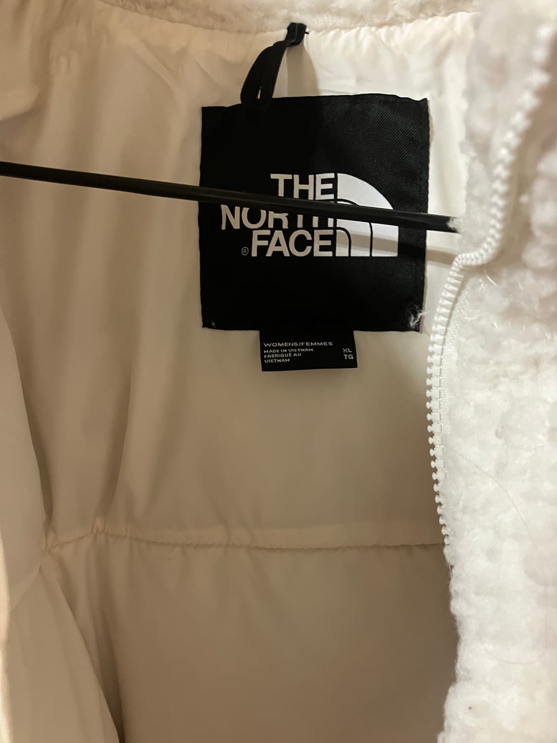 여자 노스페이스 뽀글이 아우터 화이트 xl 상품이미지2