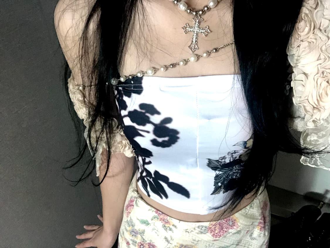 빈티지 페어리 오리엔탈 비즈 볼레로 상품이미지3