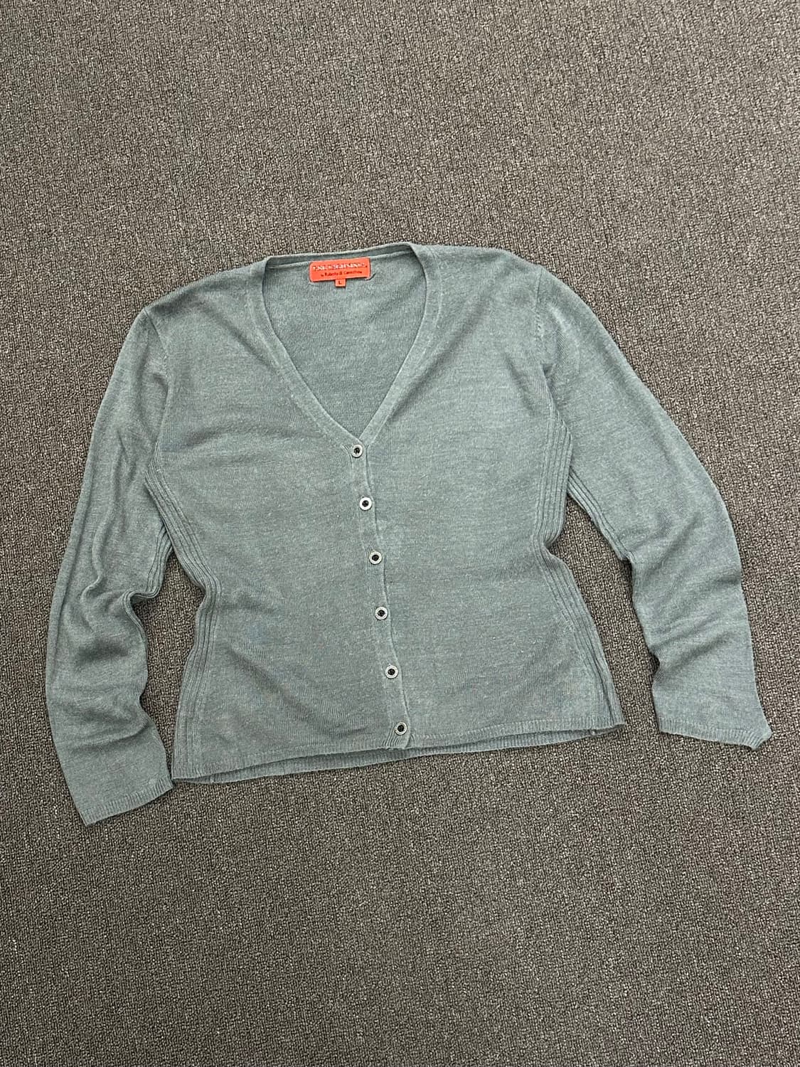 L)Roberta di Camerino vintage 여성 브이넥 가디건 상품이미지3