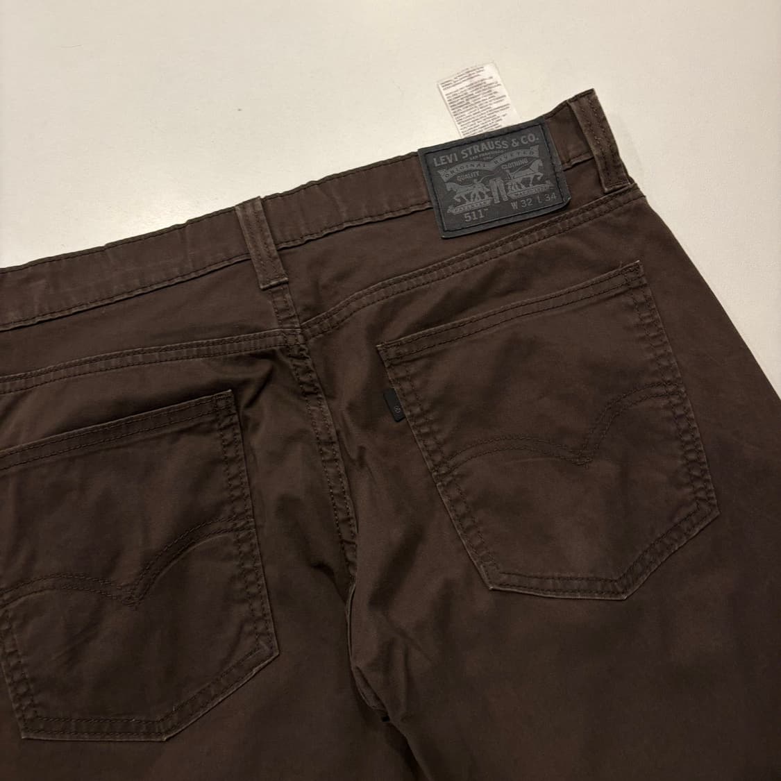 [32x34] 리바이스 511 브라운 팬츠 D458 상품이미지3