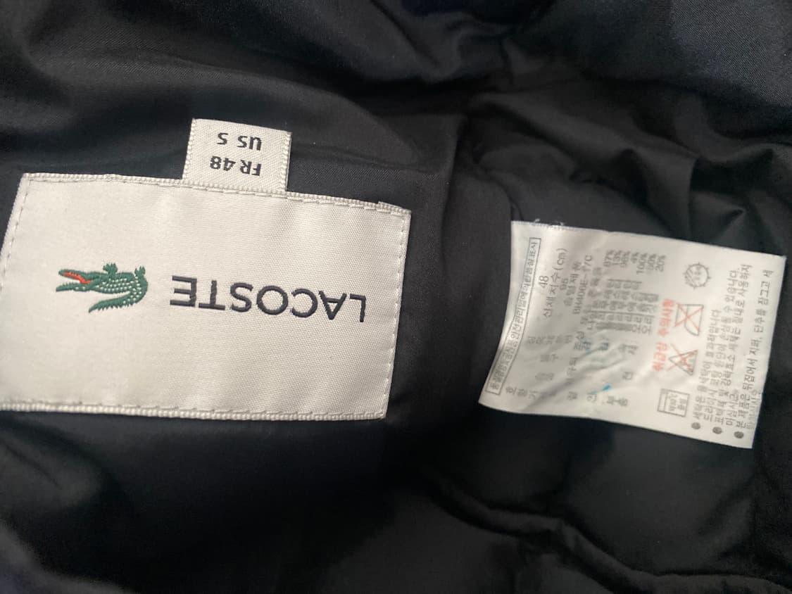 라코스테 덕다운 패딩조끼 95 상품이미지4