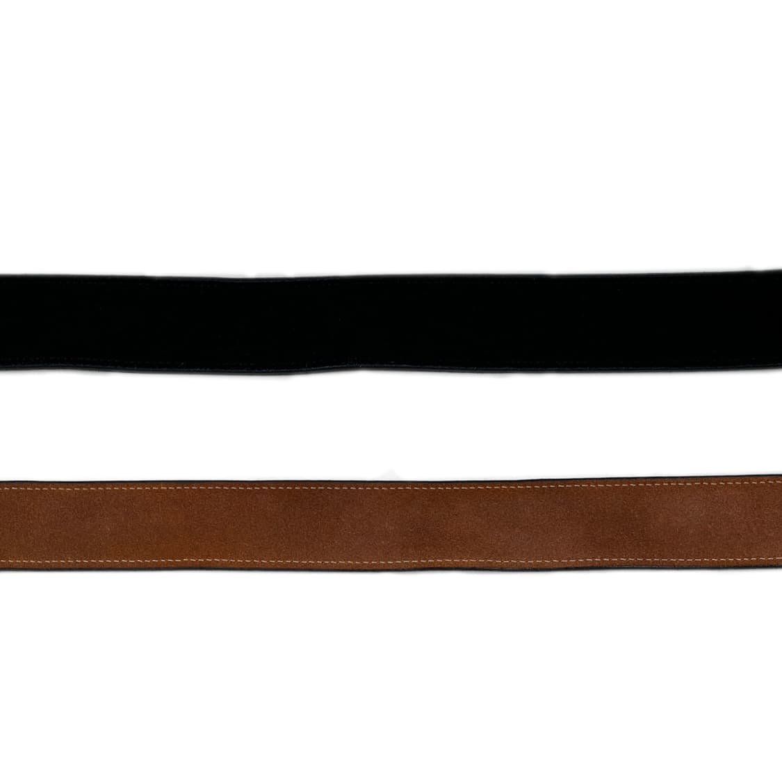 leather patch suede belt 상품이미지2