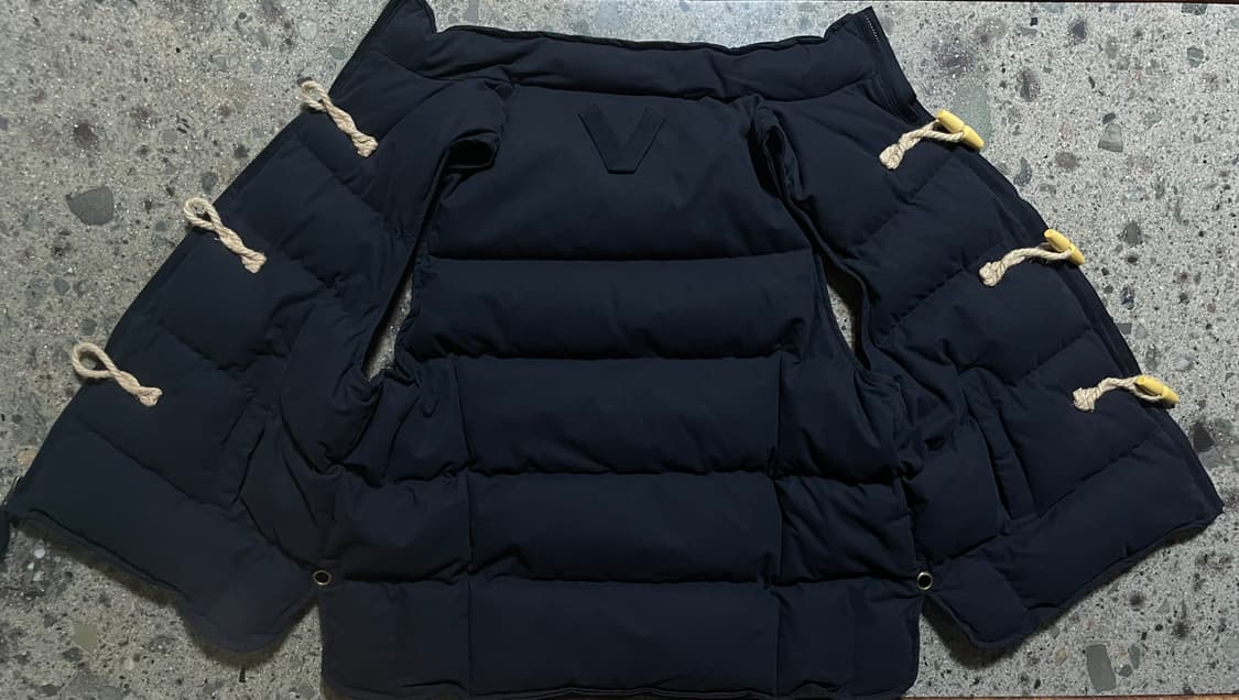 굿라이프웍스-오버사이즈 더플 패딩(네이비) 상품이미지3