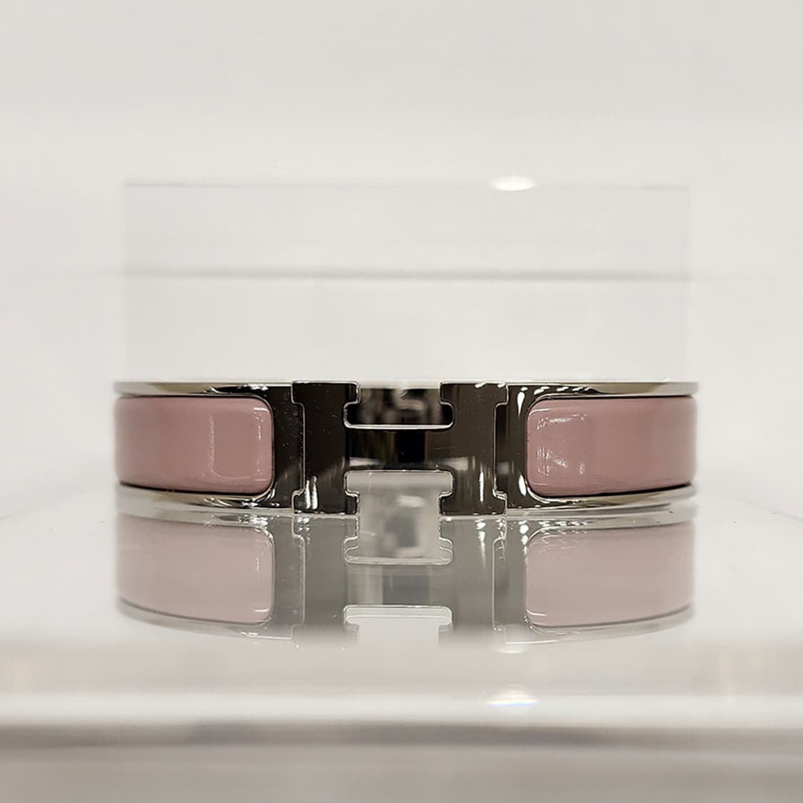 에르메스 클릭아슈 은장 PM 브레이슬릿 핑크 상품이미지1