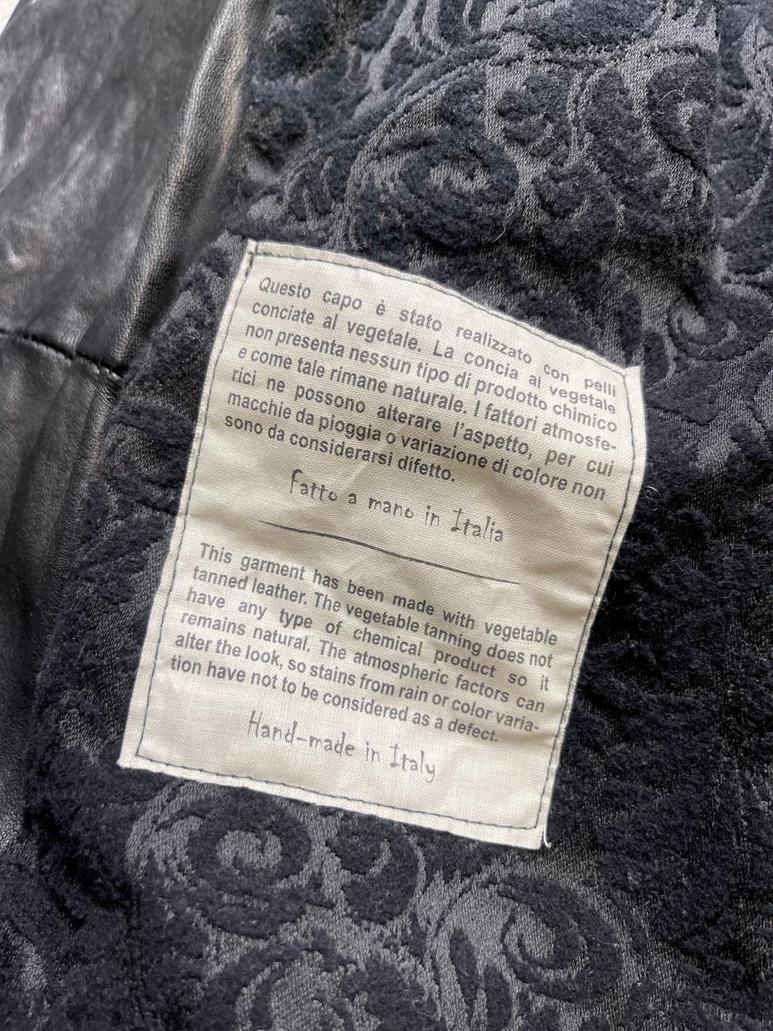 [40] GIORGIO BRATO 조르지오 브라토 레더 코트 상품이미지8