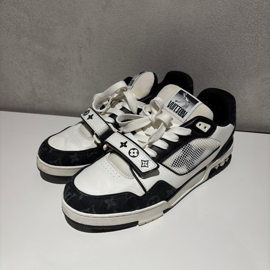 루이비통 벨크로 데님 트레이너 상품이미지1