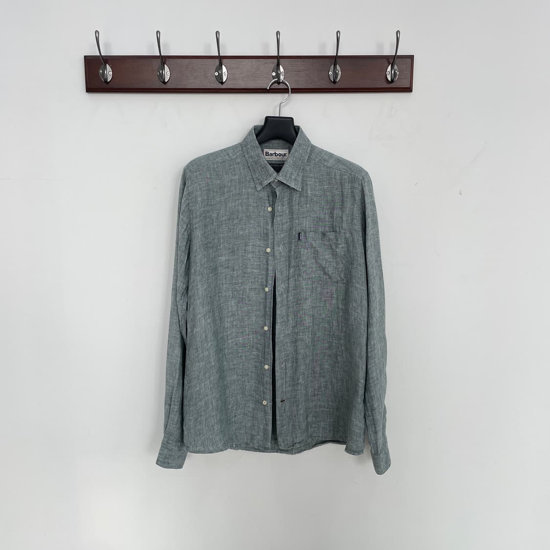 바버 린넨 셔츠 상품이미지2