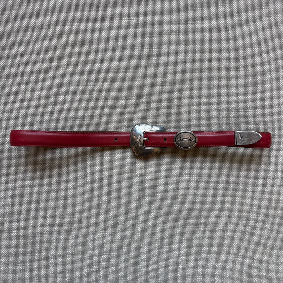 [30-31] 90s USA 탑 그레인 레더 레인저 웨스턴 벨트 상품이미지2