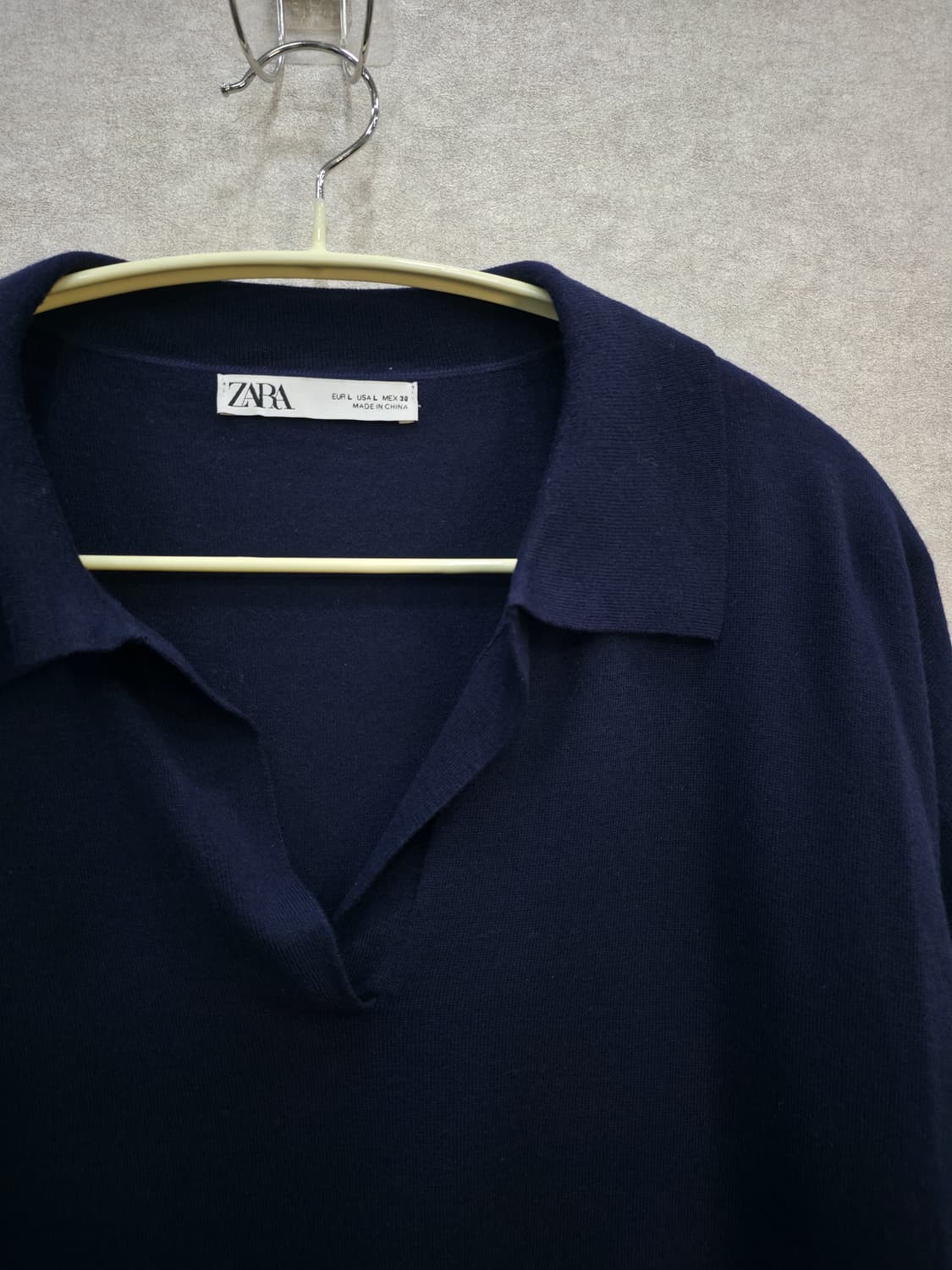 자라 남성 오픈카라 니트 ZARA 상품이미지2