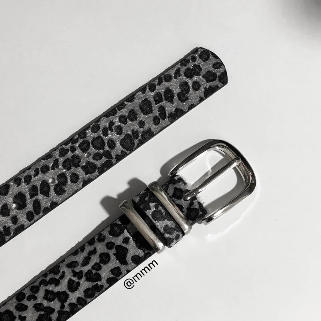 백호 레오파드 호피 송치 벨트🐆 상품이미지5