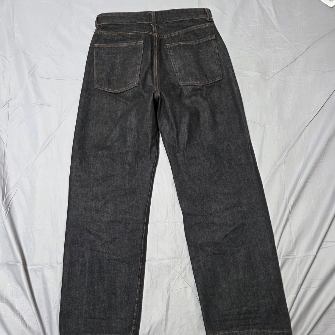 비슬로우 셀비지 데님 블랙 상품이미지3