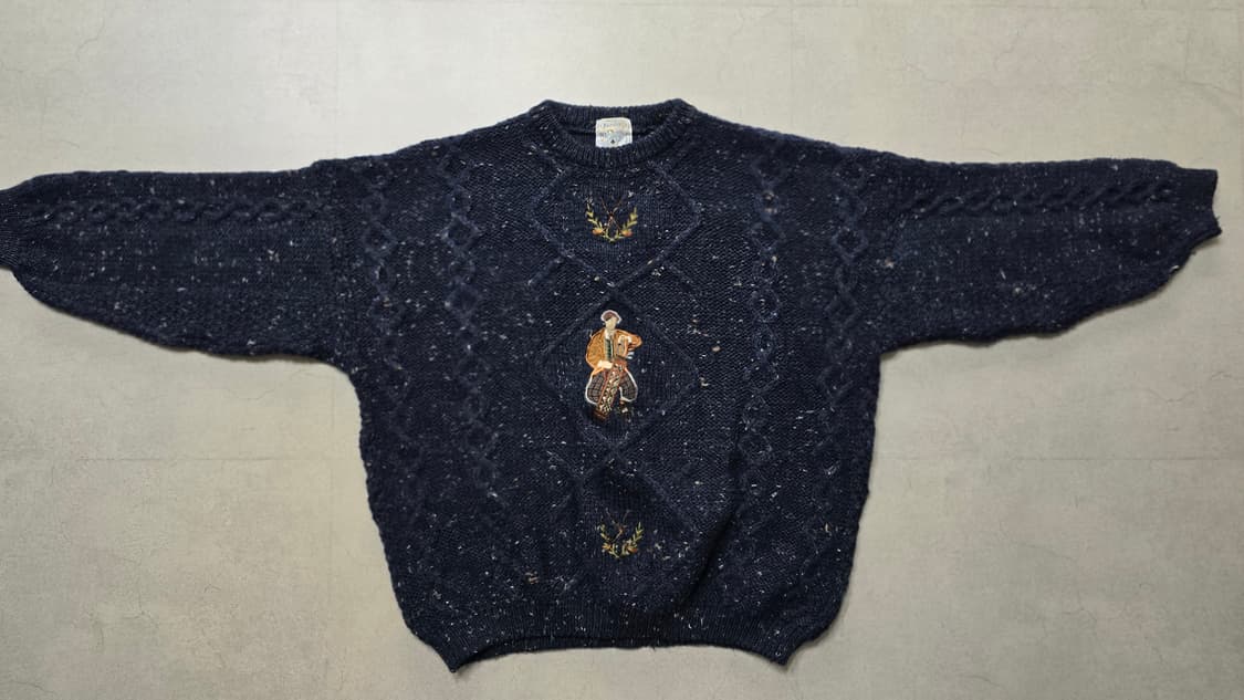 레어) 빈티지 영국 골프 울 니트  XL ~ XXL 상품이미지3