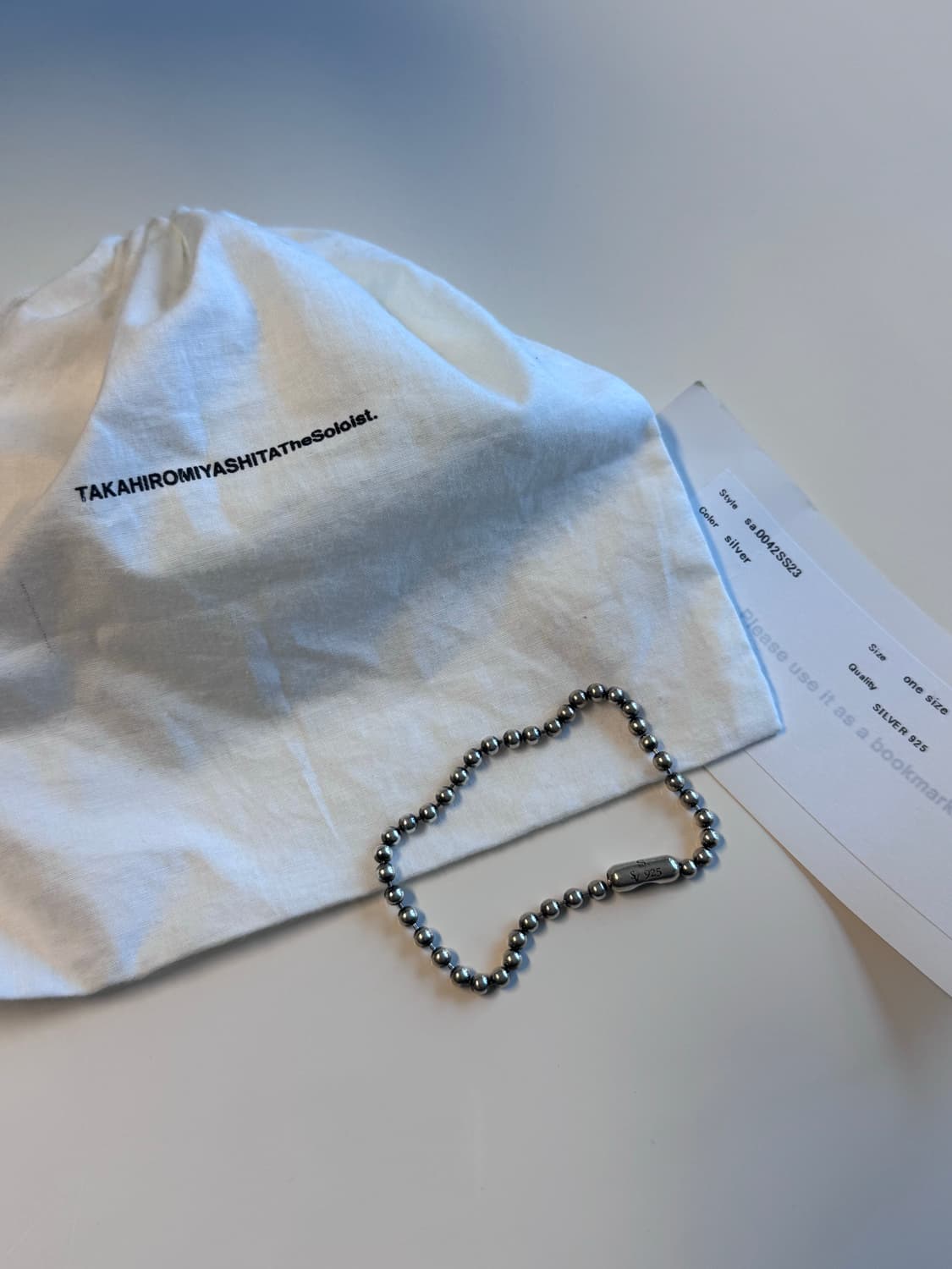 솔로이스트 볼 체인 팔찌 (s) 상품이미지5