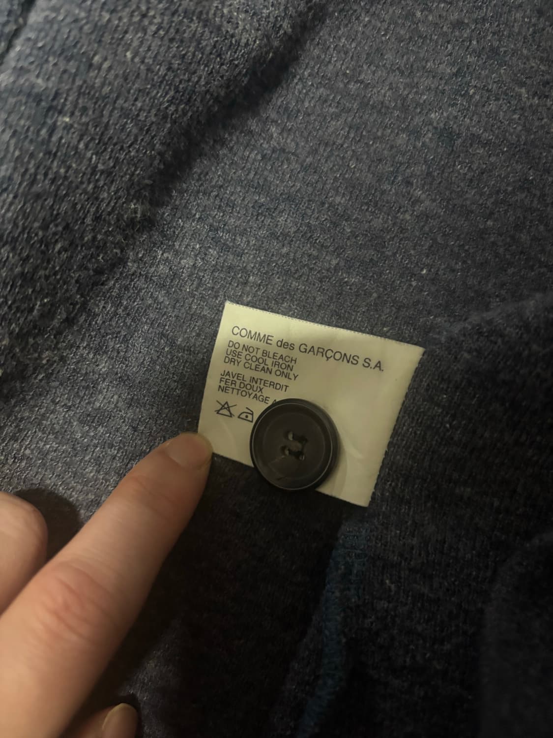 꼼데가르송 셔츠 가디건 상품이미지3