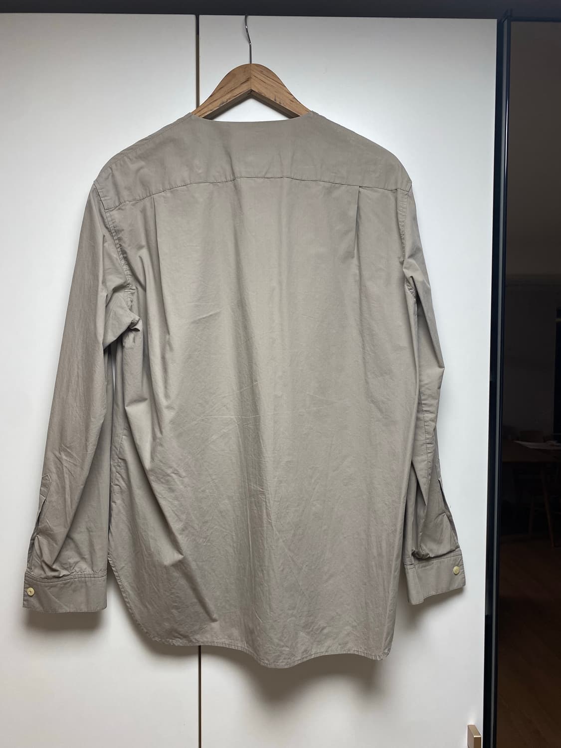 어나더오피스 라운드넥 셔츠 2사이즈(미스트 그레이) 상품이미지5