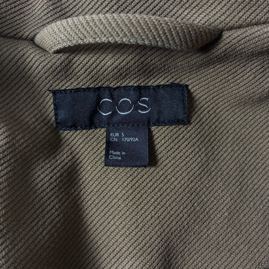 Cos  코스 브라운 코튼 트윌 셔츠 자켓  상품이미지4