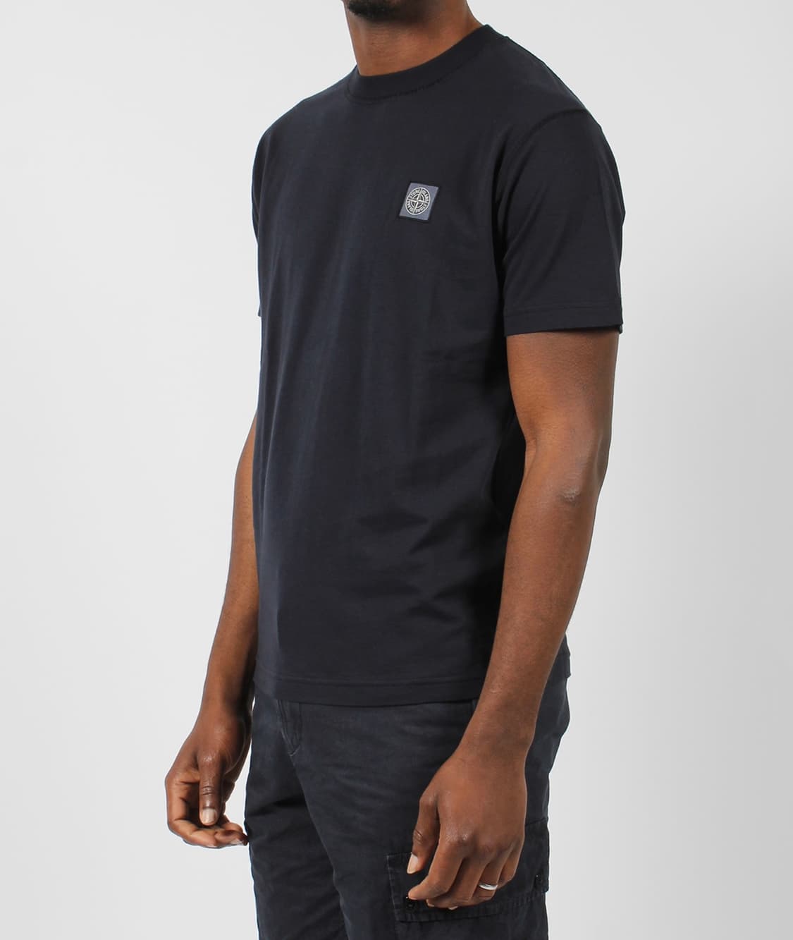 스톤아일랜드 컴파스 로고패치 1/2 티셔츠 상품이미지1