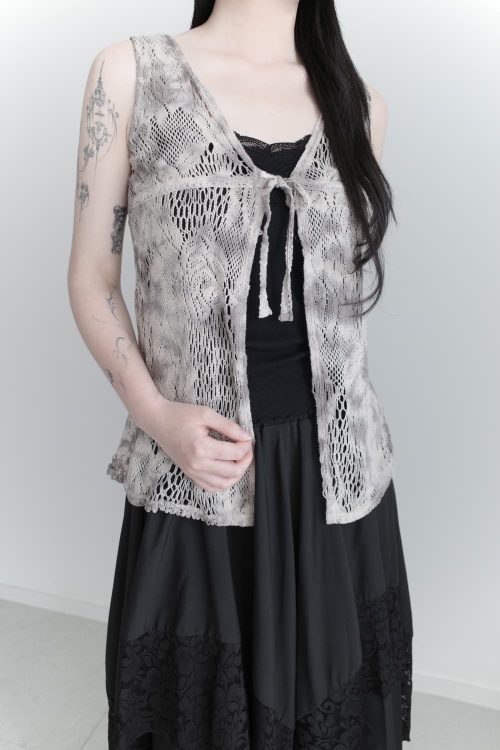 knit vest sleeveless  상품이미지7