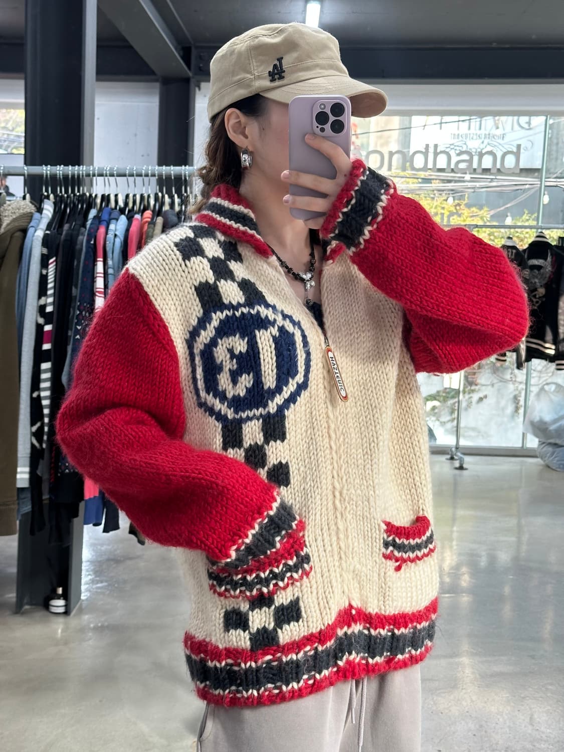 히스테릭글래머 HYS 넘버링 코위찬집업 상품이미지3